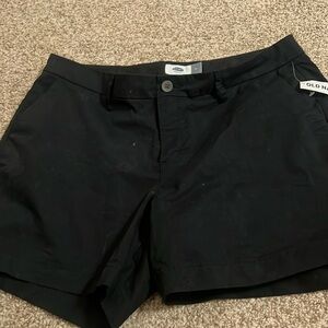Black old navy shorts with tags. Never worn but stored in closet for two years.